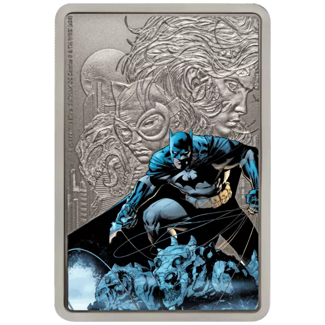 Silbermünze The Caped Crusader™ (3.) 2020 - Niue - 1 Oz Antik Finish