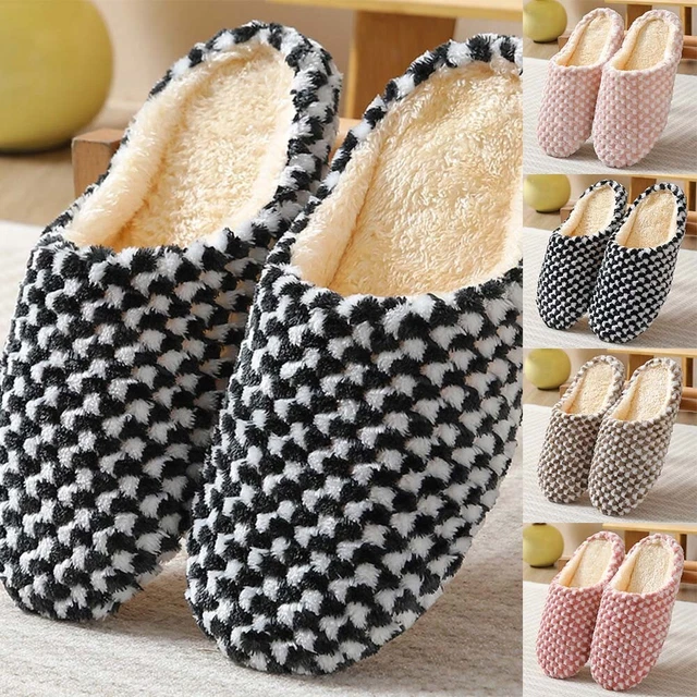 Pantofole di alta qualità shoes donna uomo peluche pantofole su morbido autunno