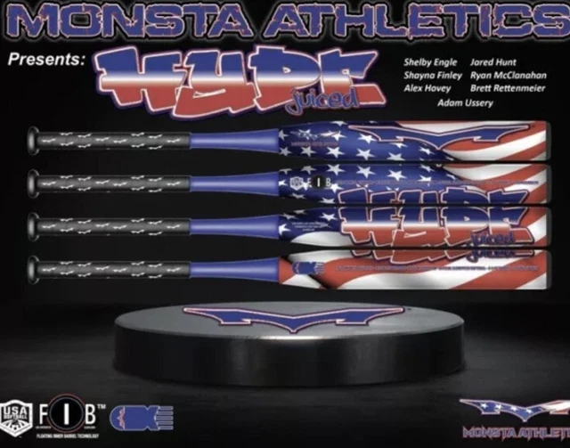 NIW 2020 MONSTA Border Battle Hype Slowpitch Softball Bat 25 OZ ASA USA