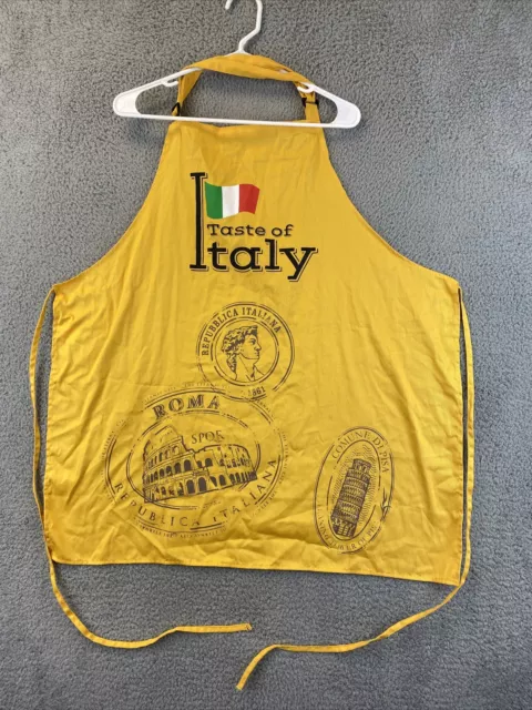 OLIVE GARDEN APRON Taste Of Italy Yellow $9.99 - PicClick