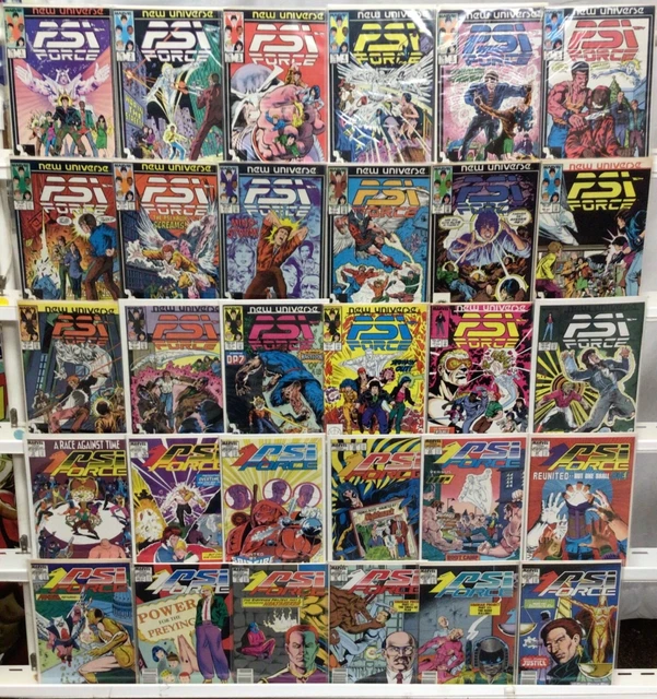 Marvel Comics PSI-Force Run Lot 1-30 VF/NM 1986