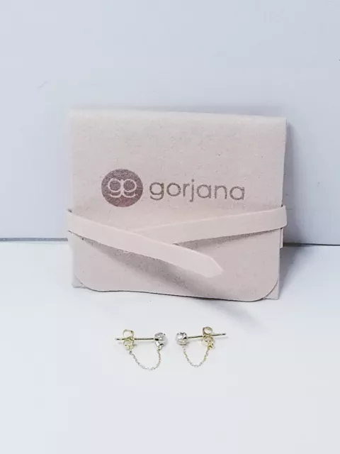 Gorjana Pearl Newport Chain Huggie Earrings