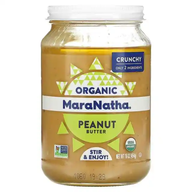 MaraNatha, burro di arachidi biologico, croccante, 16 once (454 g)
