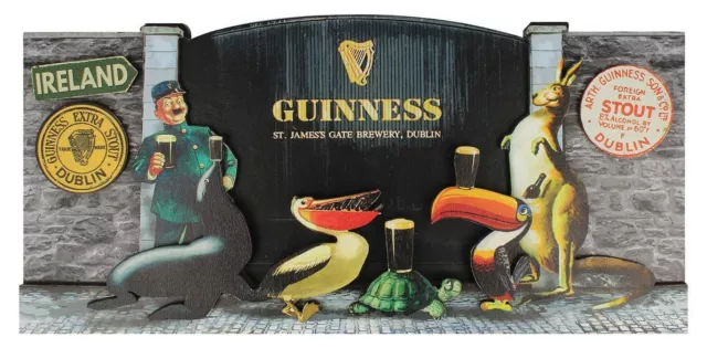 Guinness Gilroy Gate Layered Wooden Magnet - Official Merchandise - Gift