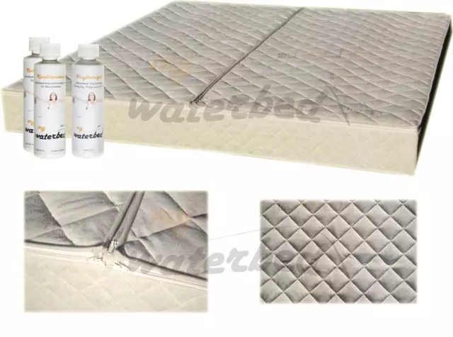 Wasserbett Auflage Frottee Bezug Rundumbezug Wasserbettbezug Top