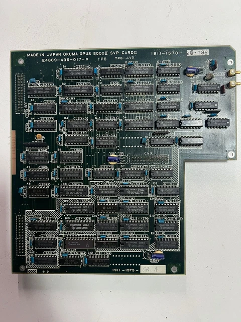 オクマ　Opus 5000 MAIN BOARD／E4809-045-035-A Okuma Opus 5000 Main Board E4809-045-035-A | eBay