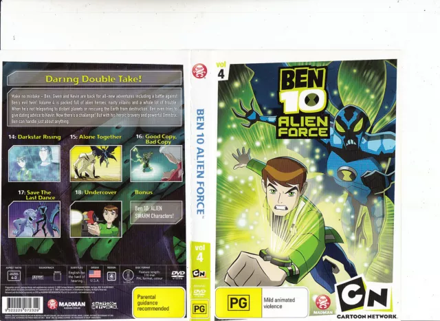 4 Kid Favorites Cartoon Network Classic Ben 10 Alien Force (DVD)