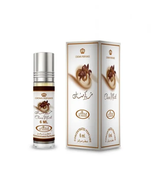 Aceite de perfume concentrado Al-Rehab Choco Musk, 6 ml Attar unisex Emiratos Árabes Unidos regalo diario U
