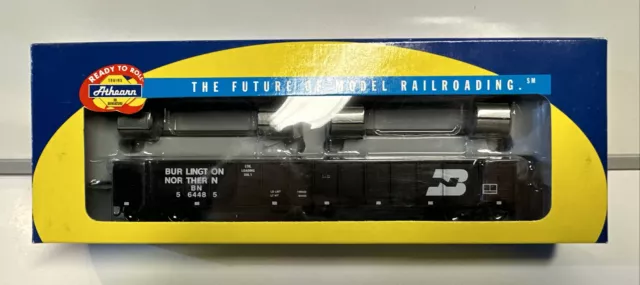 Athearn HO Scale RTR Burlington Northern 52' Mill Gondola Car With Load #564485