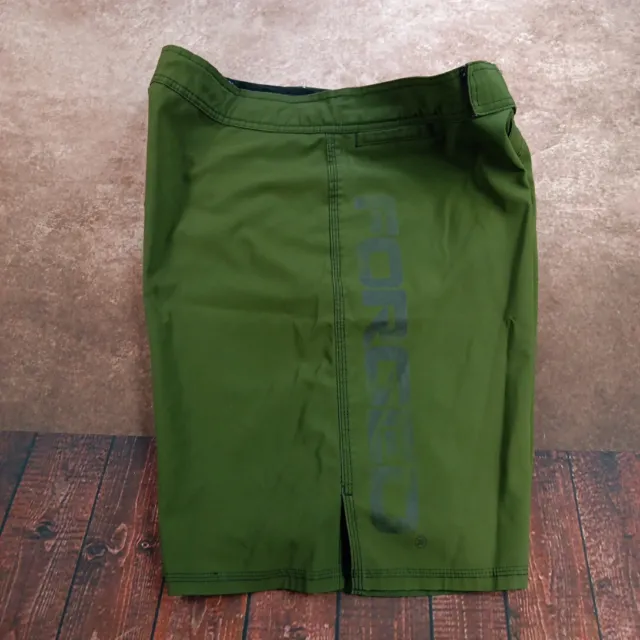 FORGED Board Shorts Mens Size 36 CrossFit Workout MMA Green 3