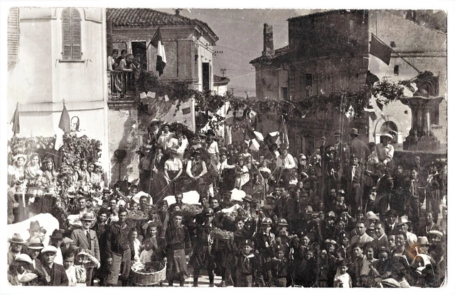 Abruzzo - Pescara - Collecorvino -Antica Sagra Paesana- F.p. -Fotografica- 1939.