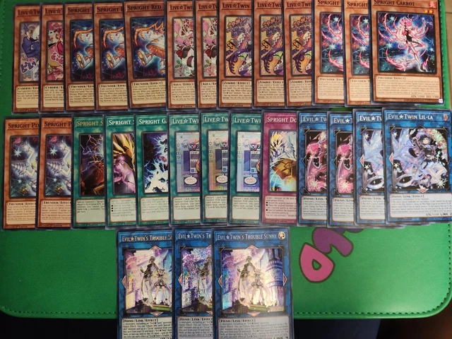 Yugioh 29 Card Live Twin Spright Deck Core Treat Lil-LA Starter