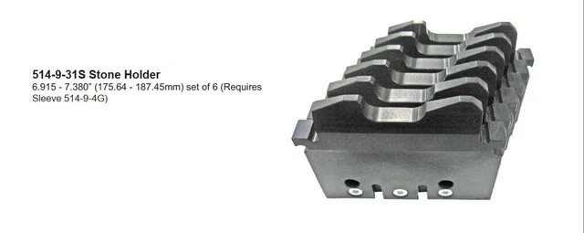 514-9-31S Stone holder (require 514-9-4G) fits Rottler H85A H86A H87A set 6 pcs
