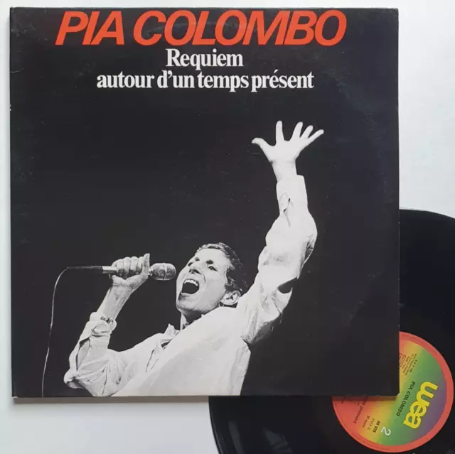 LP 33T Pia Colombo "Requiem autour d'un temps présent" - (TB/CN)