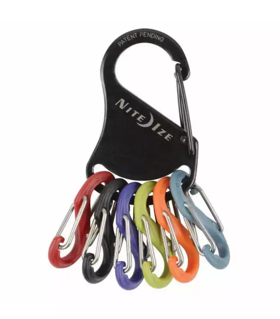 NiteIze KeyRack S-Biner KRK2-01-R6 Black/Assorted