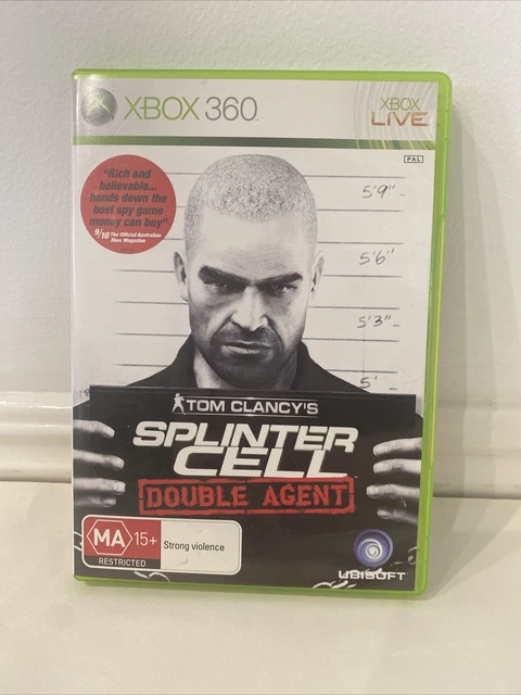 Xbox 360 Tom Clancy's Splinter Cell Double Agent  Without Manual