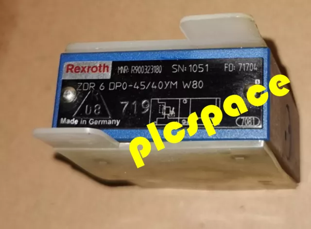 Rexroth R900323180 ZDR 6 DP0-45/40YM W80 valve Express DHL or FedEx