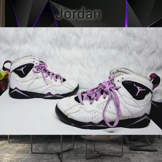 Nike AIR JORDAN 7 RETRO GG 'Fuchsia Glow' Size 4. 5 (442960 127] B-Ball  Shoes