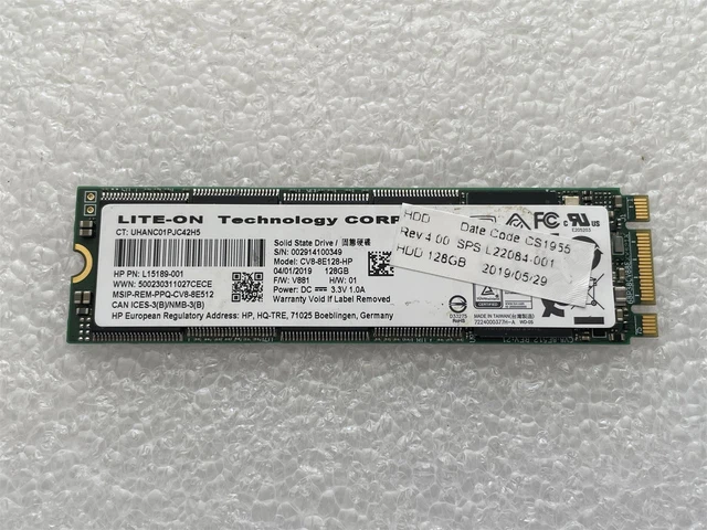 SSD M2 128 Go CV1-8B128 – Disque Interne Pour Portable, SATA III, état Parfait