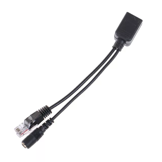 1 juego de cable POE cable adaptador de alimentación pasiva a través de Ethernet cable divisor POE inyección YH