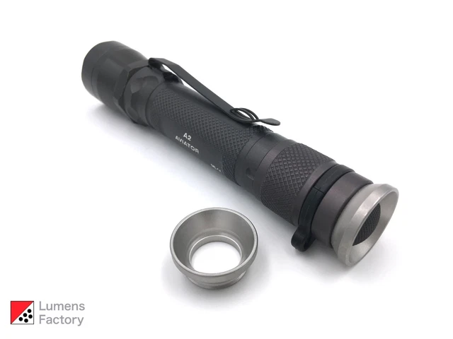 Stainless Steel Tailstanding Shroud Surefire Z62 Tailcap. A2 L1 L2 LX2 AZ2 K2 V2