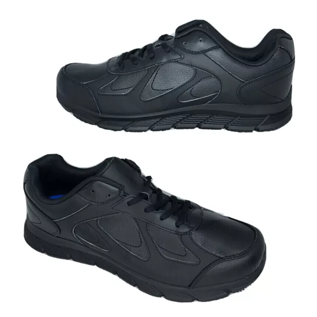 Shoes For Crews Galley II Men Size 11.5 Slip-Resistant Athletic Work Shoe Black