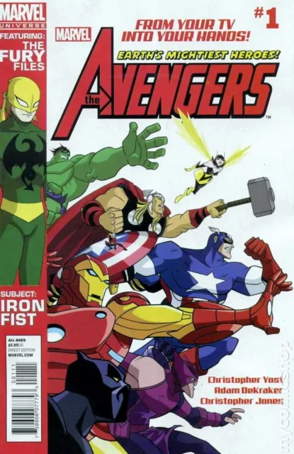 Avengers Earth's Mightiest Heroes #1 VG 2012 Stock Image Low Grade