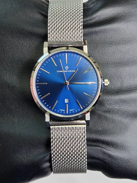 Christian Van Sant Womens Paradigm Stainless Steel Quartz Watch Stainless-Steel