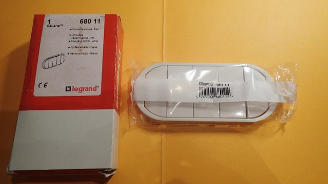 068011 Enjoliveur Céliane Va-et-Vient Blanc Compact - Legrand
