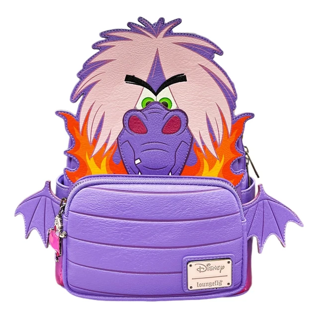 LOUNGEFLY DISNEY MADAM Mim Dragon, Sword in the Stone Mini Backpack ...
