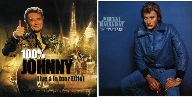 JOHNNY HALLYDAY LP tour Eiffel et In italiano - Vinyles de légende EUR