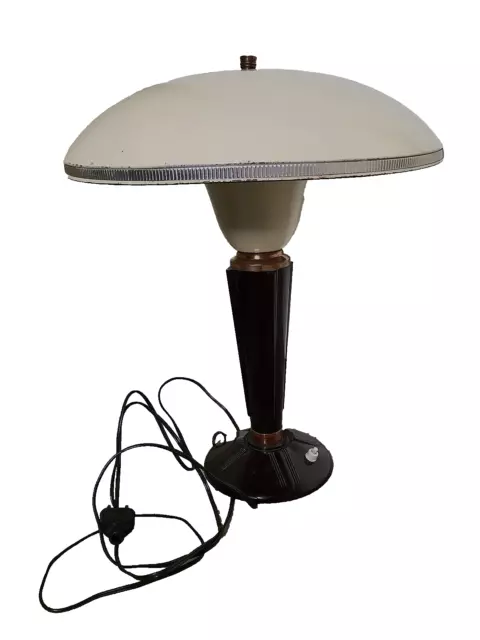 Grande lampe de bureau ou de chevet Authentique JUMO Champignon Art déco Design