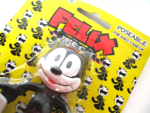 🐸 FELIX THE CAT With MAGIC BAG Poseable Bendable Figure 5" NEW Vintage