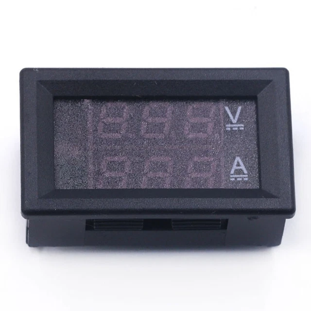 Voltmètre Numérique YB5135DB - Affichage LCD Rétroéclairé, Mesure Tension CC 0-500V, 7 Plages, Boîtier Robust