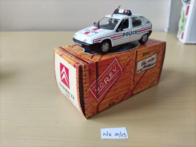 Modèle Réduit Citroën ZX Police 1992 1/43 NOREV - Neuf En Boîte D'origine