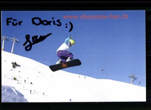 Sheyenne Bur TOP AK Original Signiert Snowboard +A 61311