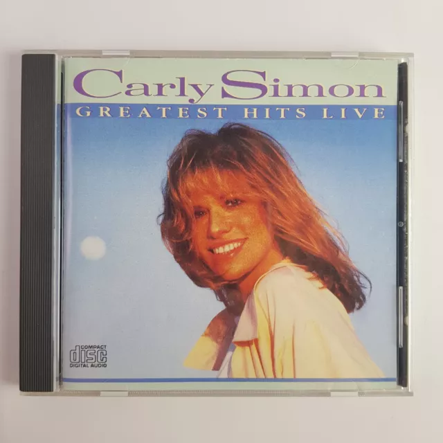 Carly Simon Greatest Hits Live Nobody Does It Better Youre So Vain 1988 CD