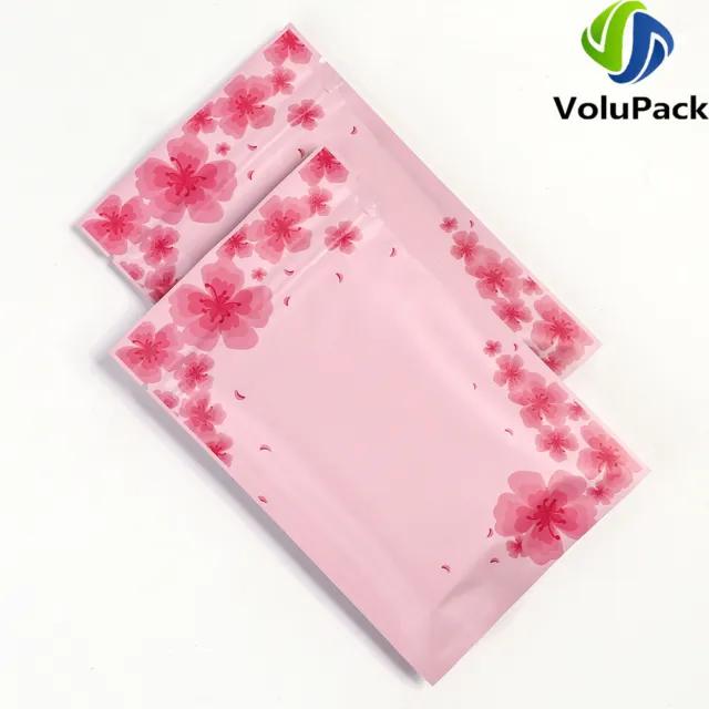 Heat Seal Ziplock Packaging Bags Tear Notch Pouches Aluminum Foil Mylar Storage