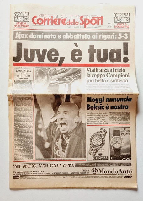 17 maggio 1995: Juve, una Coppa Uefa maledetta | Il BiancoNero