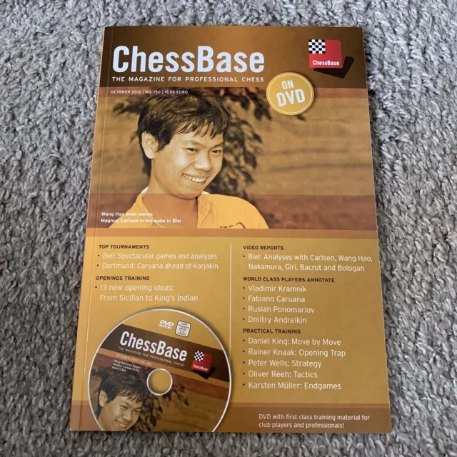 Chessbase Magazine #182 February March 2018 Magnus Carlsen Cover DVD - Used