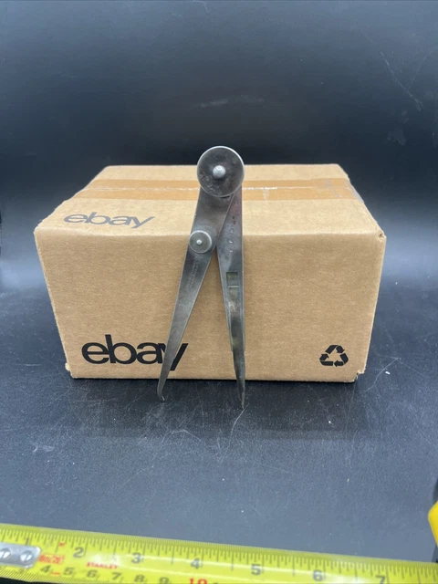 Hermaphrodite Calipers, Vintage STARRETT (6") Machinist Calipers, USA