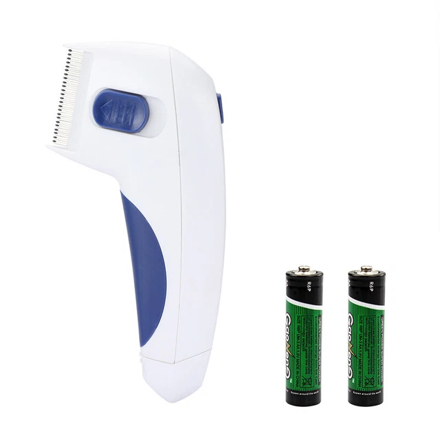 Flea Remover Comb Electric Dog Anti Flea Comb Head Lice Pets Cat Flea Control US