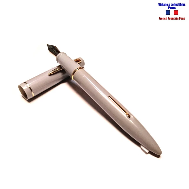 Stylo Plume Vintage Floridor - Classique Noir, Plume Acier - Occasion