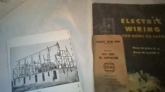 Ephemera Farmers Memo Book, Electric Wiring Home/Farm,WI Historical SocietyPages