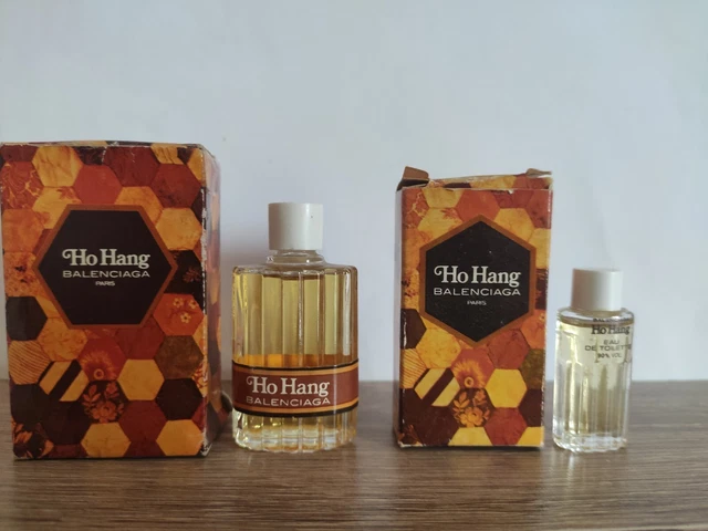 Ho Hang de  Balenciaga 2 miniatures vintage d'eau de toilette de 1971 (vintage)