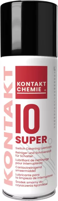 2x Kontakt super 10 switch cleaner 200ml vintage HIFI radio replaces servisol