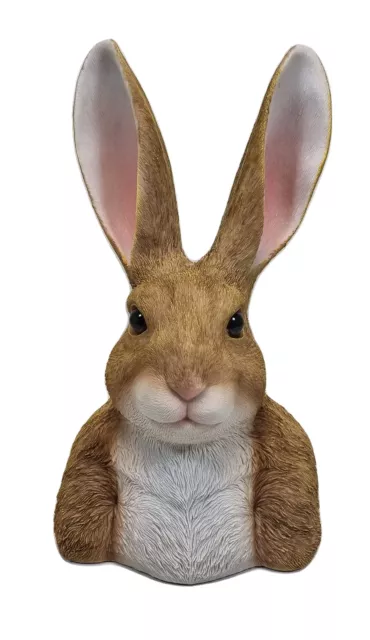 Dekofigur Hasenbüste Anton Feldhase Kaninchen Tierfigur lustige Gartendeko