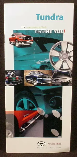 2007 Toyota Tundra Accessories Brochure - Original
