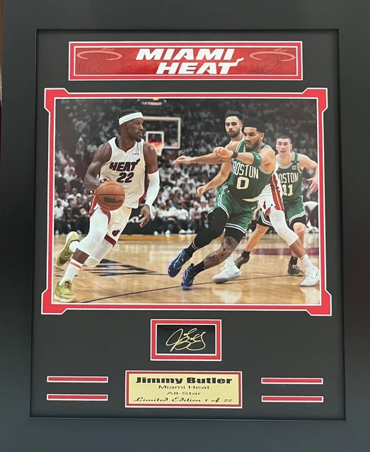 Jimmy Butler Limited Edition Engraved Signature Collage