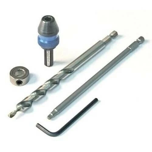 Kreg Quik-Kit Pocket Hole Jig Kit Quick Change & Chuck Tool